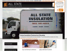 Tablet Screenshot of homeinsulationaz.com